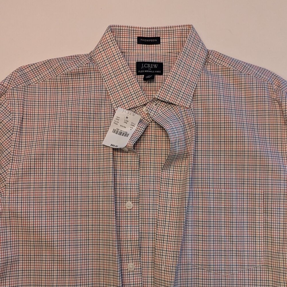J.Crew Thompson Non-Iron Flex Dress Shirt – Wrinkle-Free (NWT, Size Medium)